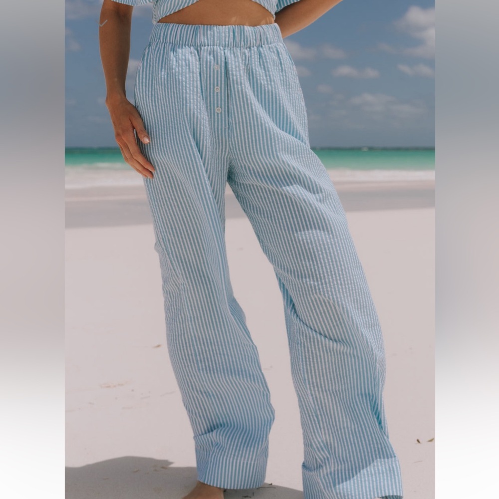 Daily drills seersucker resort pants